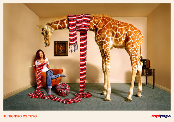Press Ad for Rapipago | Giraffe